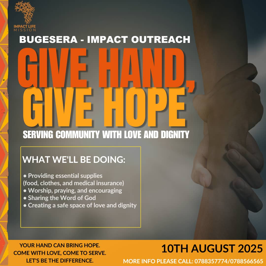 Bugeresa - Impact Outreach event flyer